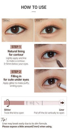 Etude Cute Eyes Maker: 2 Colors - Hakolii