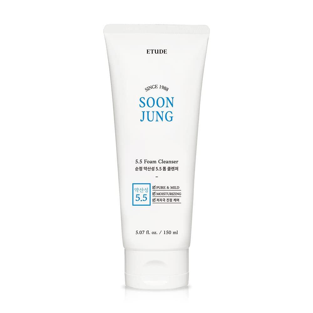 Etude Soon Jung PH 5.5 Foam Cleanser - Hakolii