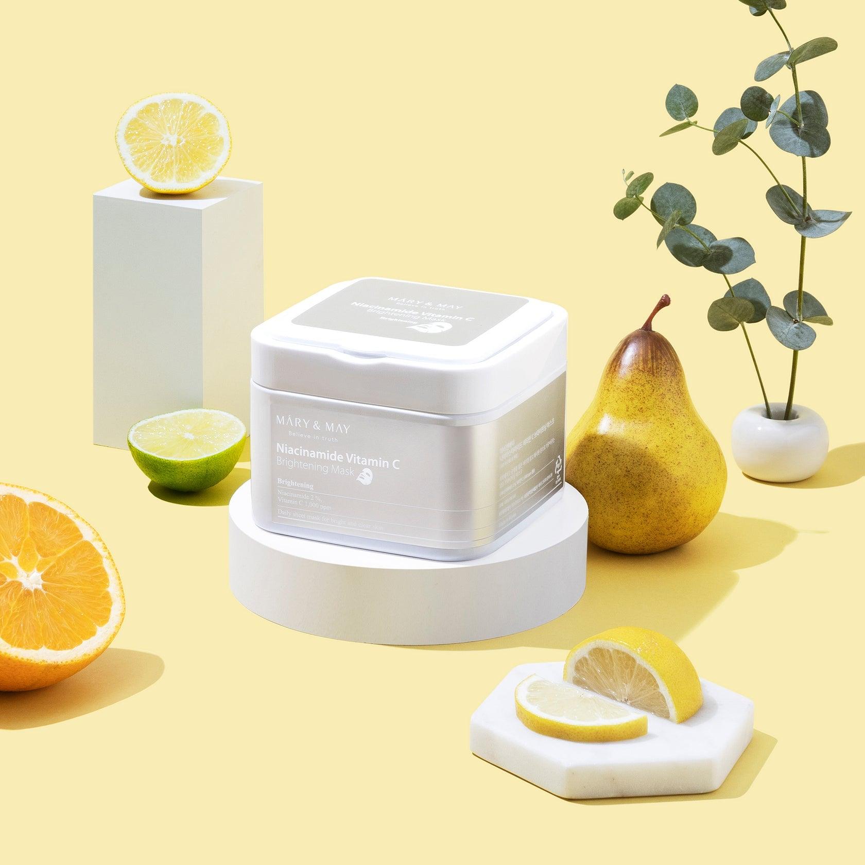 Mary & May Niacinanide Vitamin C Brightening Mask - Hakolii