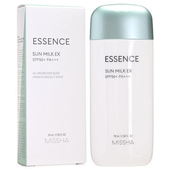 Missha All Around Safe Block Essence Sun Milk SPF 50 + PA+++ - Hakolii