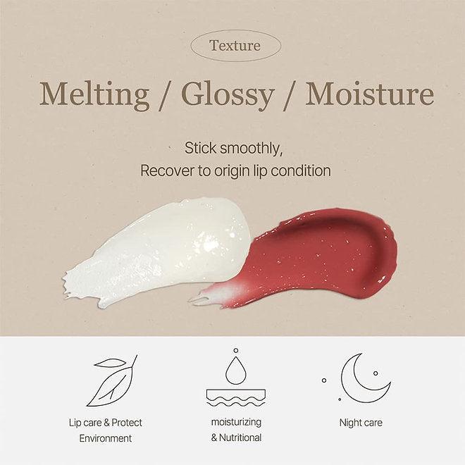 Mixsoon Vegan Melting Lip Balm (Dry Rose) - Hakolii