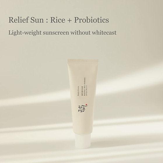 Relief Sun : Rice + Probiotics SPF 50 + PA ++++ (2 Pack) - Hakolii