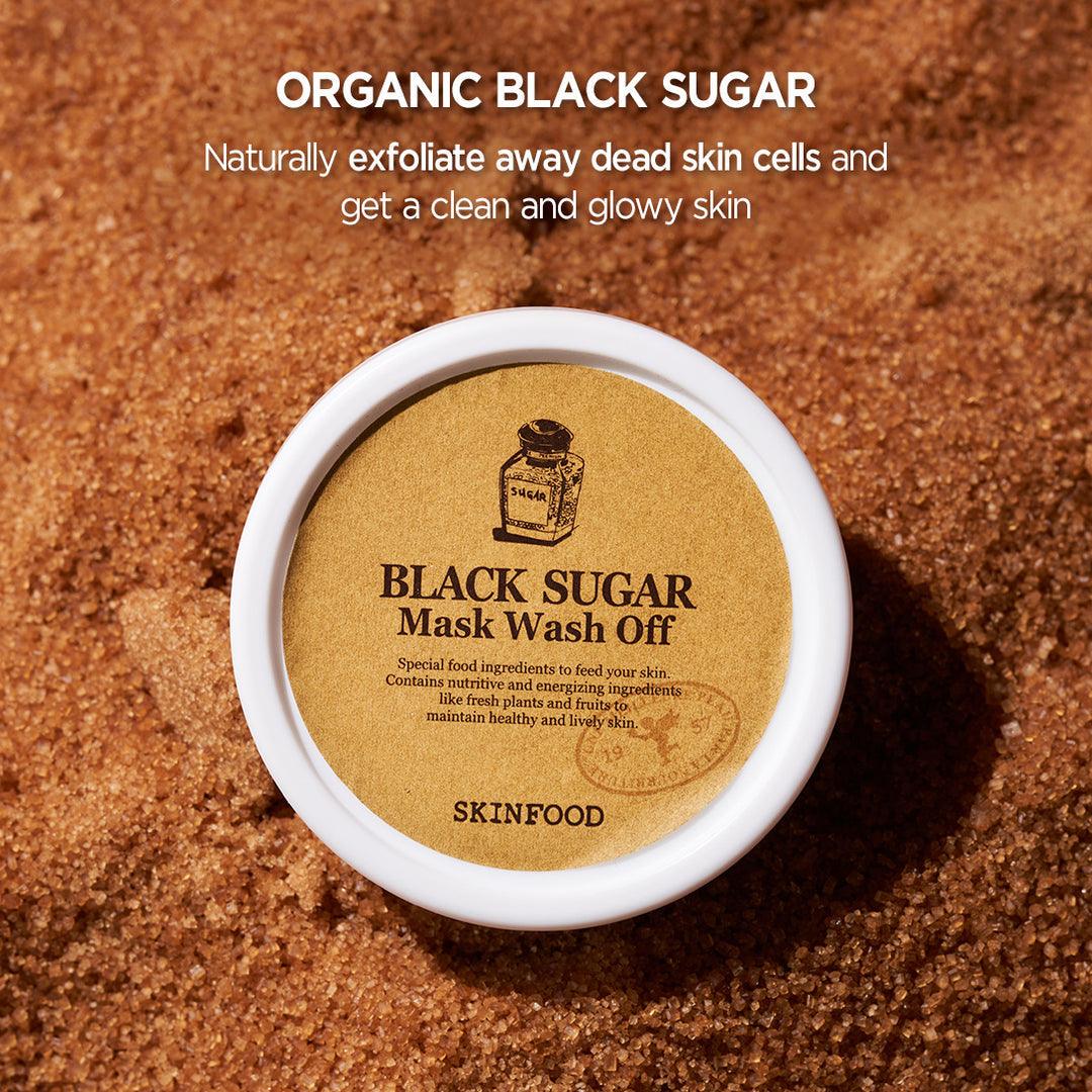 Skinfood Black Sugar Mask Wash Off - Hakolii