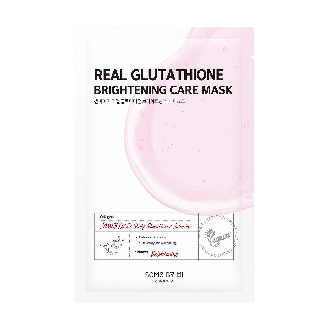 Some By Mi Real Glutathione Brightening Care Mask - Hakolii