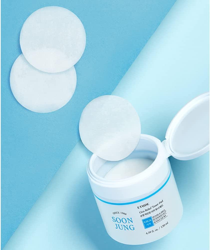 Soon Jung Cica Relief Toner Pads - Hakolii