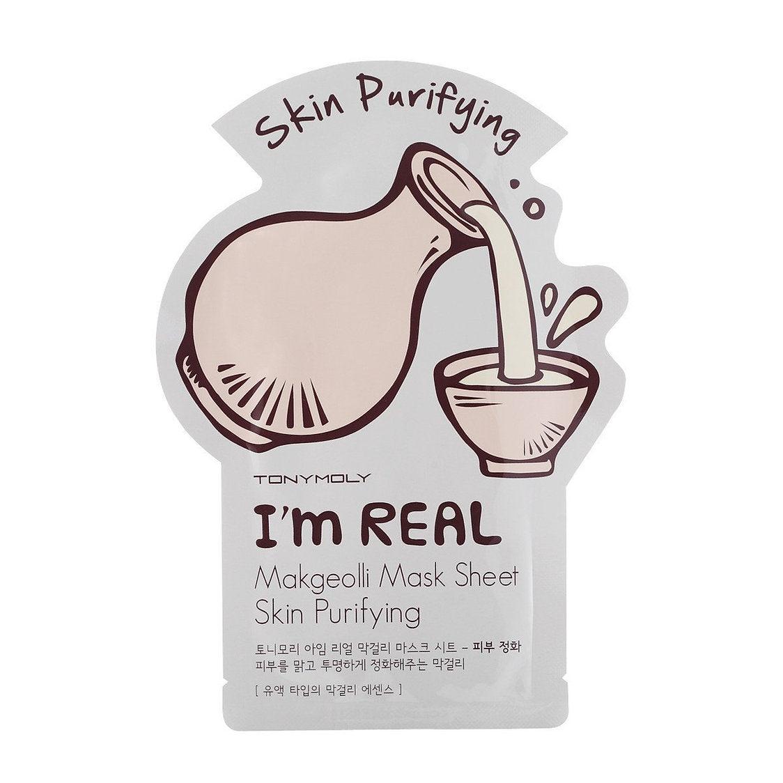 Tonymoly Skin Purifying I'm Makgeolli Sheet Mask - Hakolii